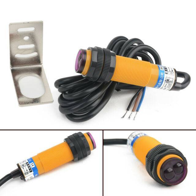 Capteur infrarouge E18-D50NK avec portée réglable de 3 à 50 cm pour détection d’obstacles